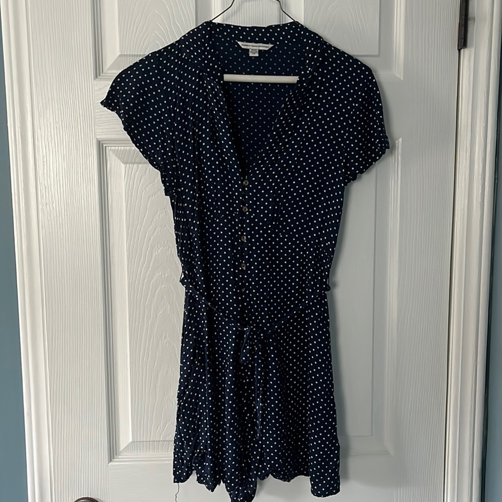 American eagle polka dot romper